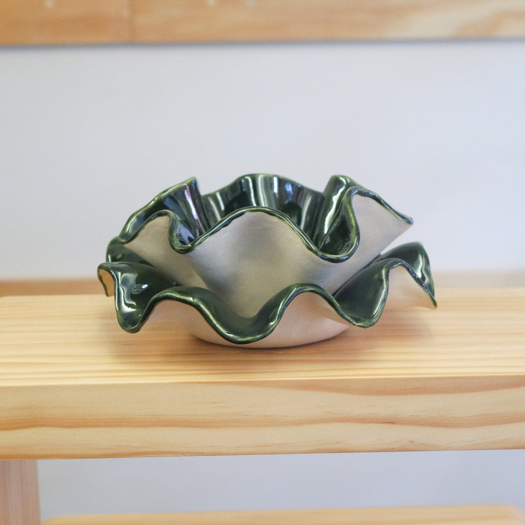 Verde Ripple Bowl
