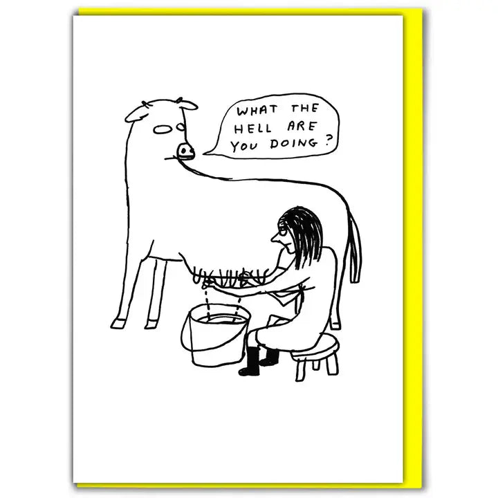 What The Hell Card - David Shrigley