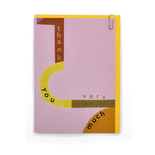 Thank You Very Much Card