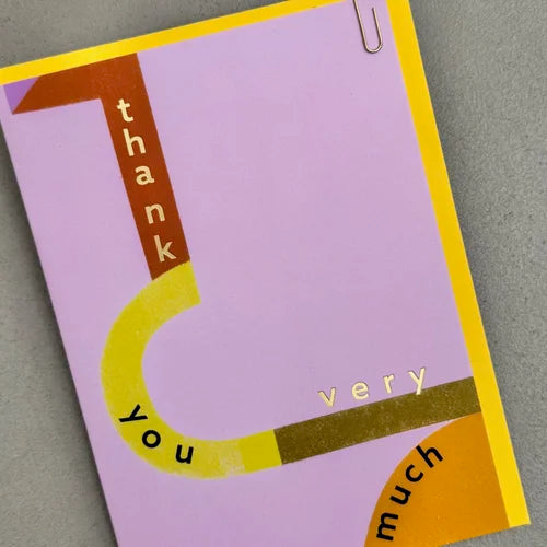 Thank You Very Much Card