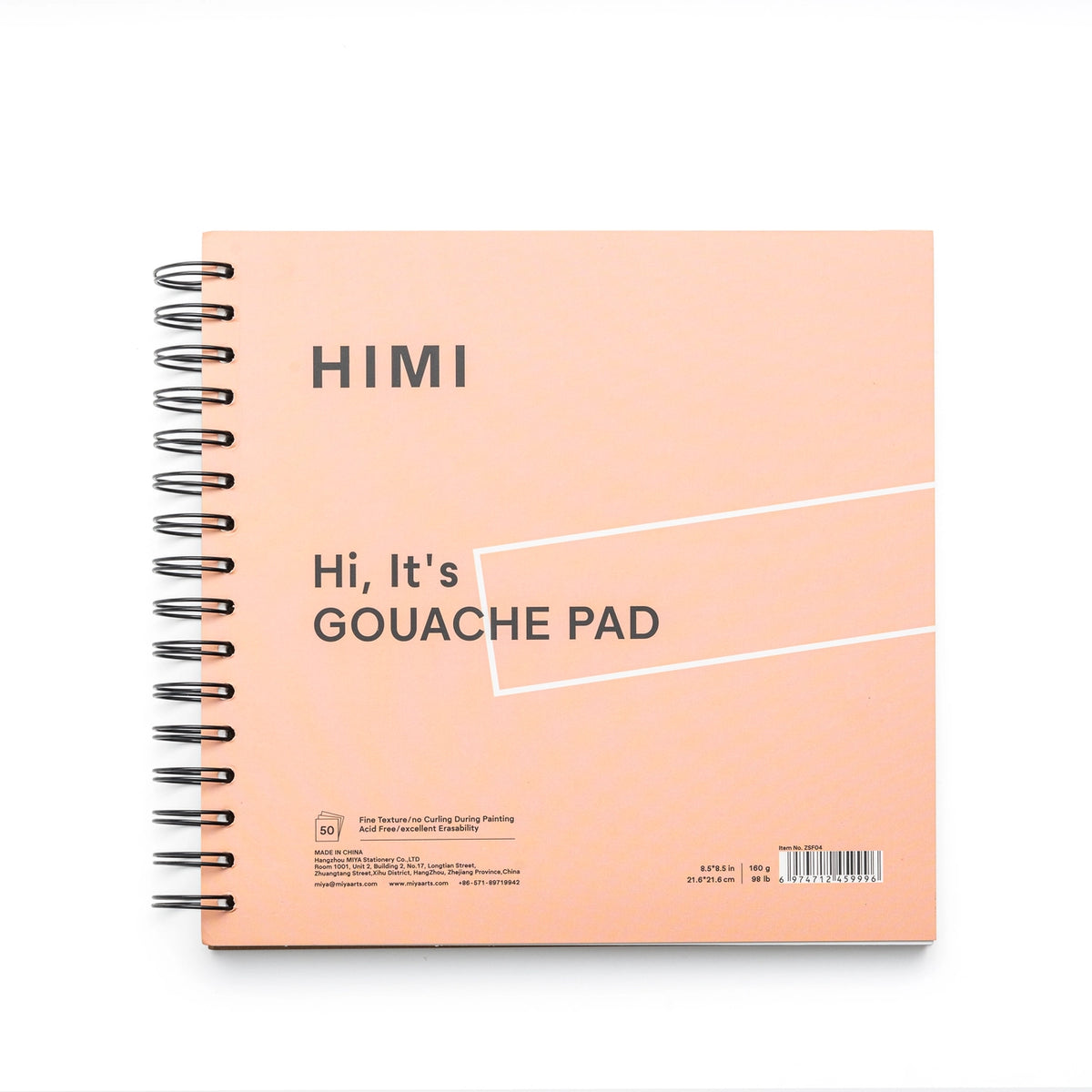 HIMI Gouache Paper Pad - Pink