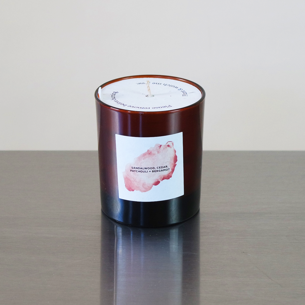 Sandalwood, Cedar, Patchouli & Bergamot Candle