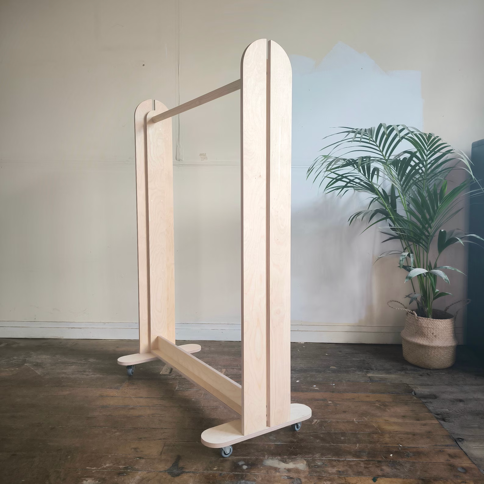 Birch Ply Saturo Clothing Rail