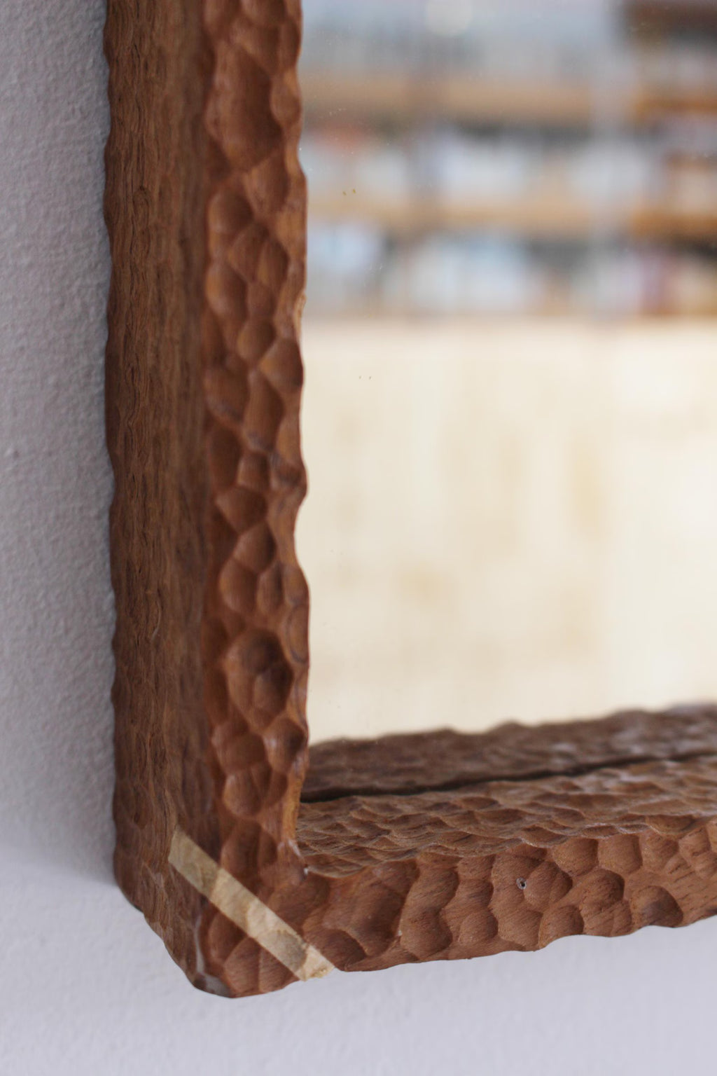 Hand Carved Mirror