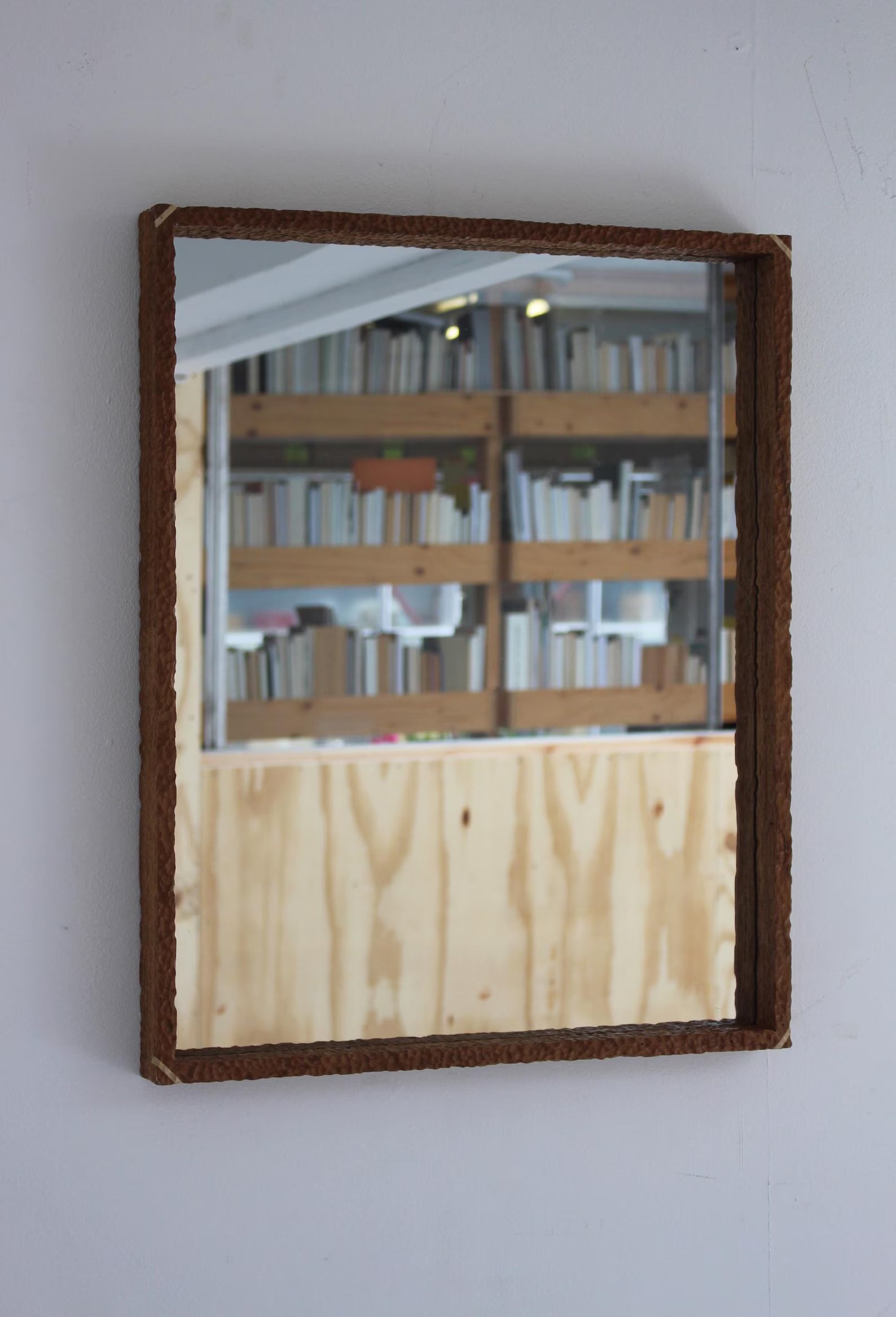 Hand Carved Mirror