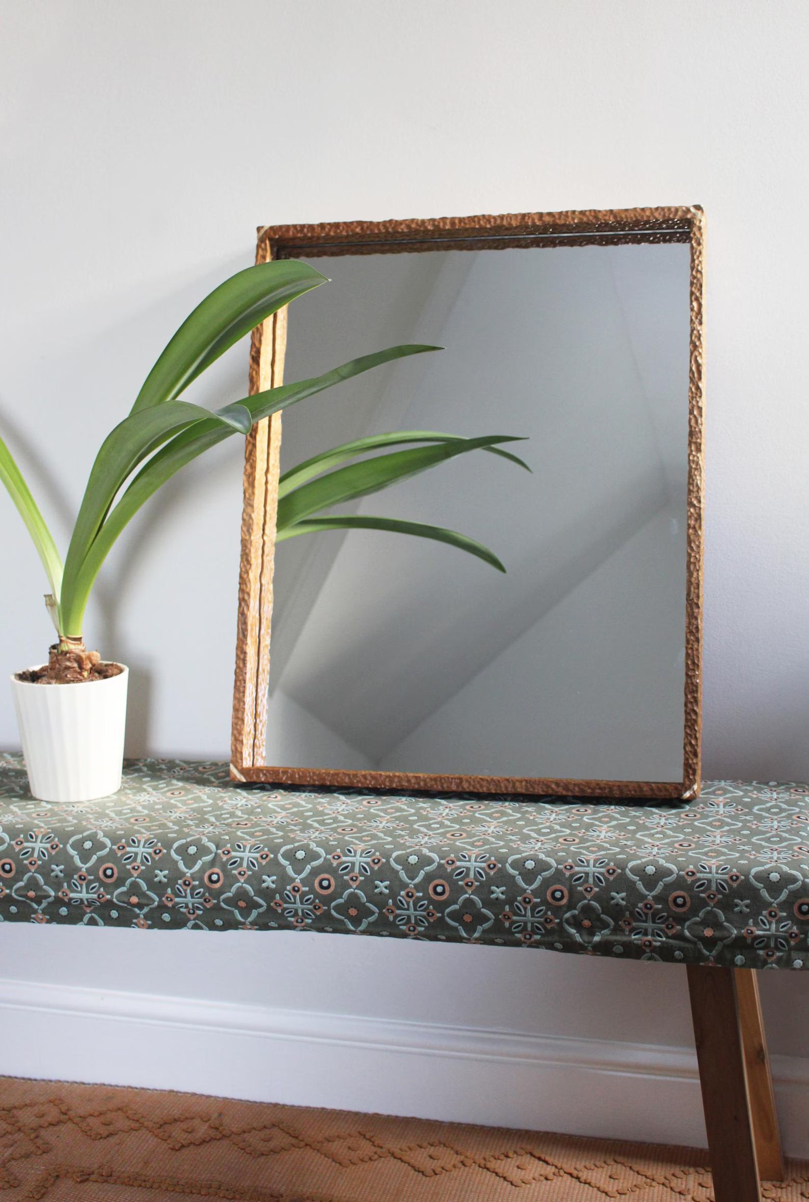 Hand Carved Mirror