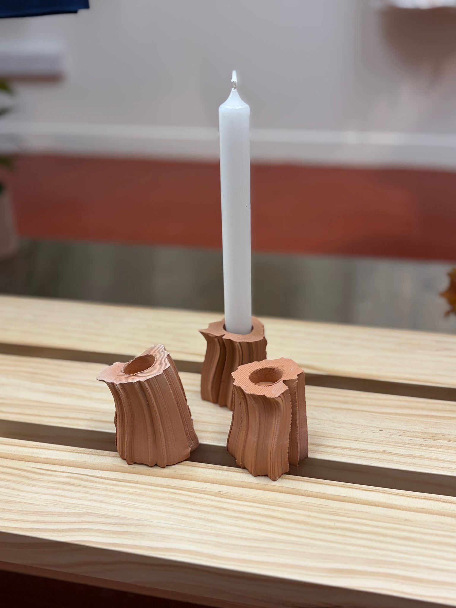 Terracotta Candle Holder - Studio Lehren