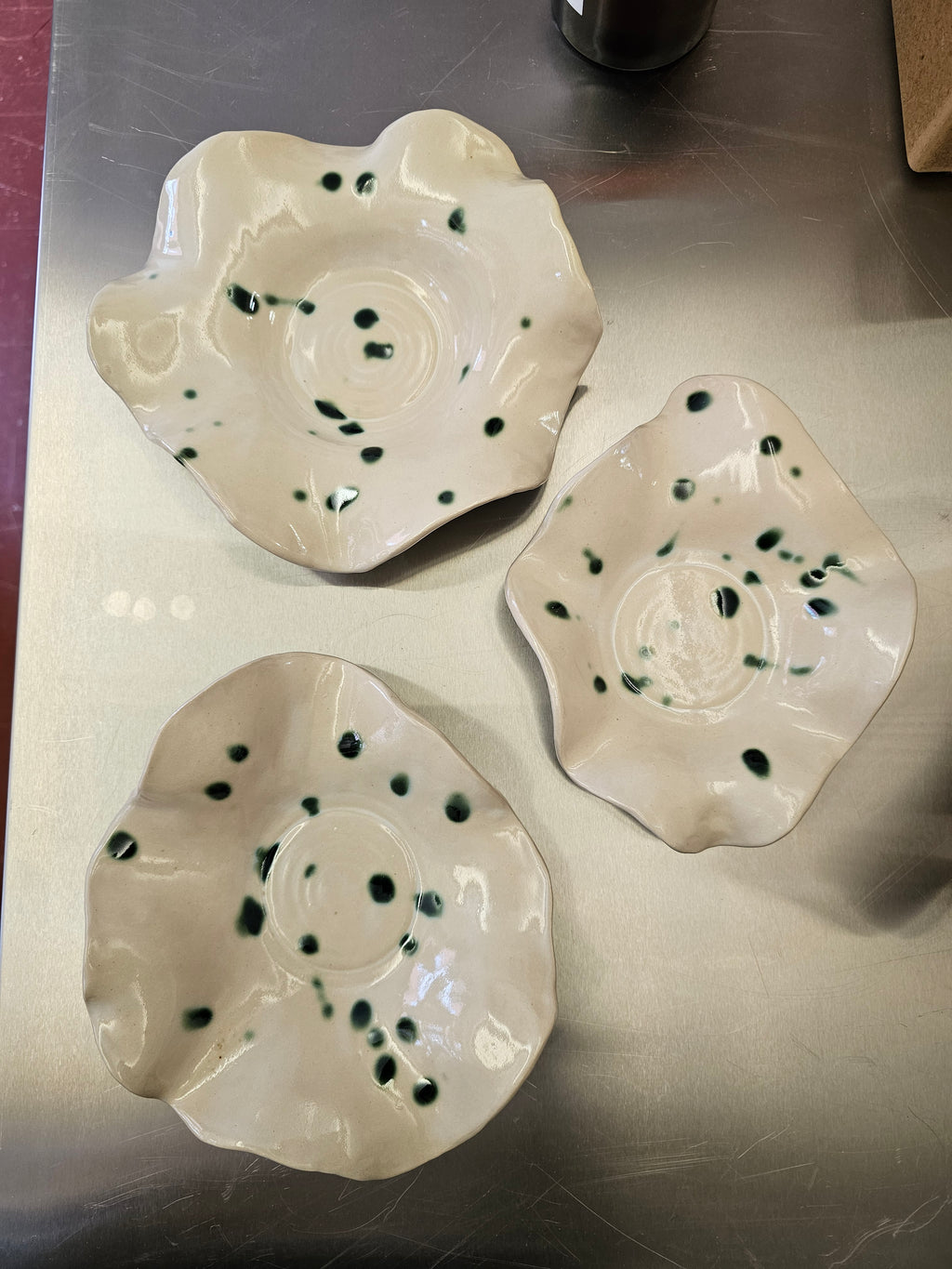 Scattered Verde Wave Bowl