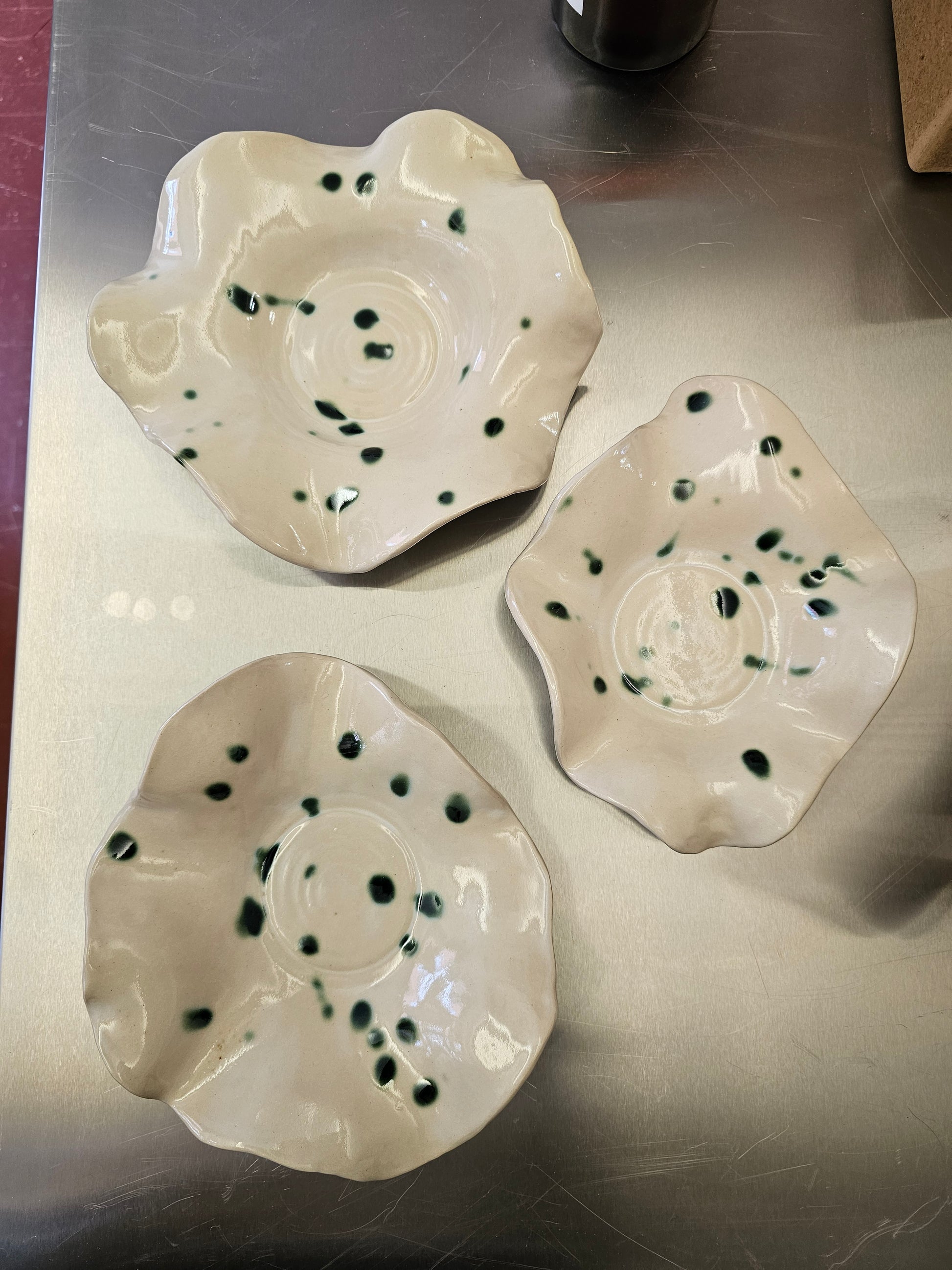 Scattered Verde Wave Bowl