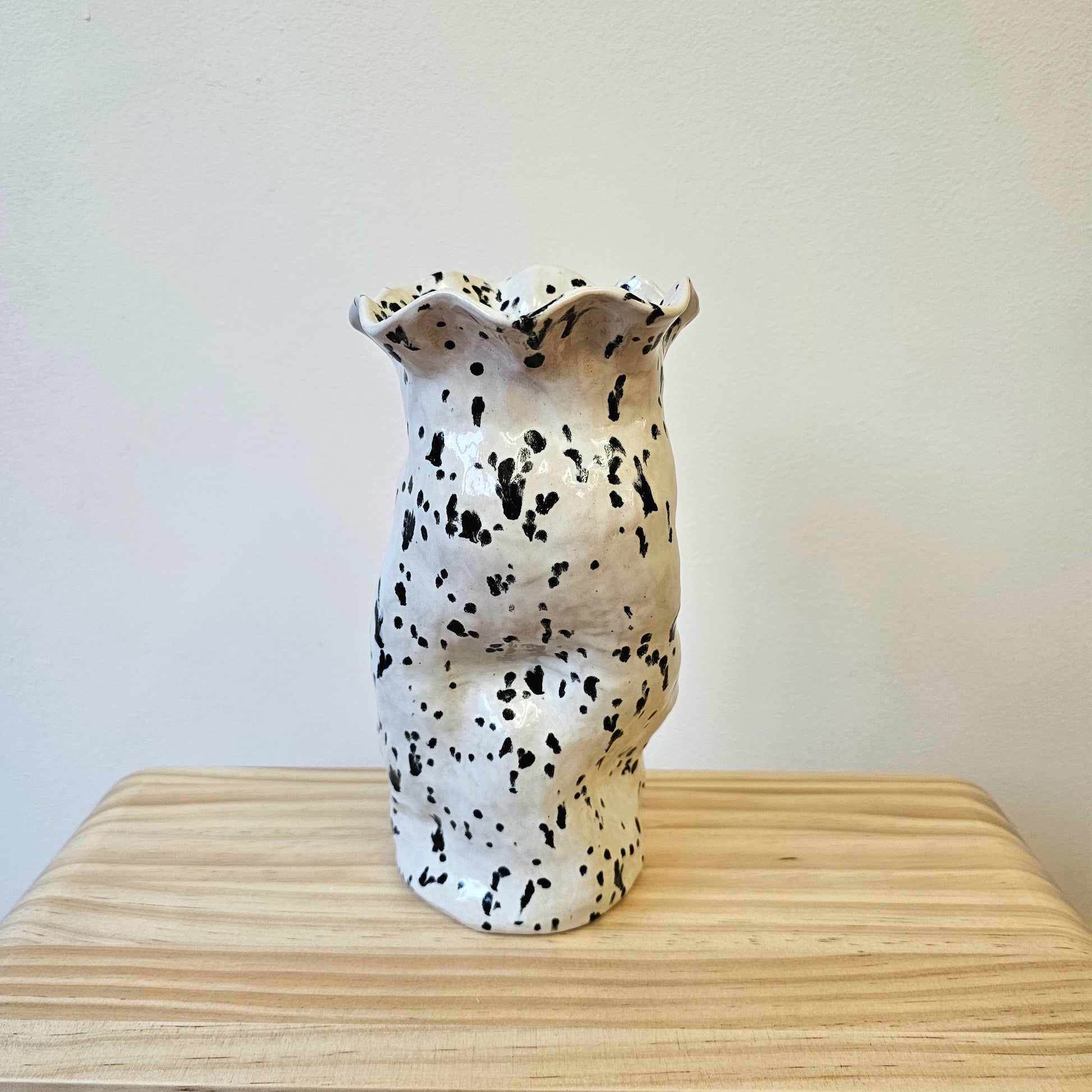 Inka Ceramic Vase 004 - Black/White