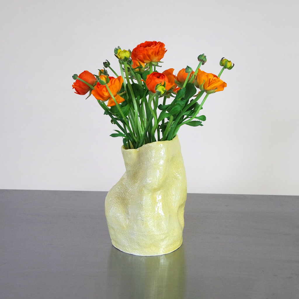 Sama Ceramic Vase 001 - Lemon